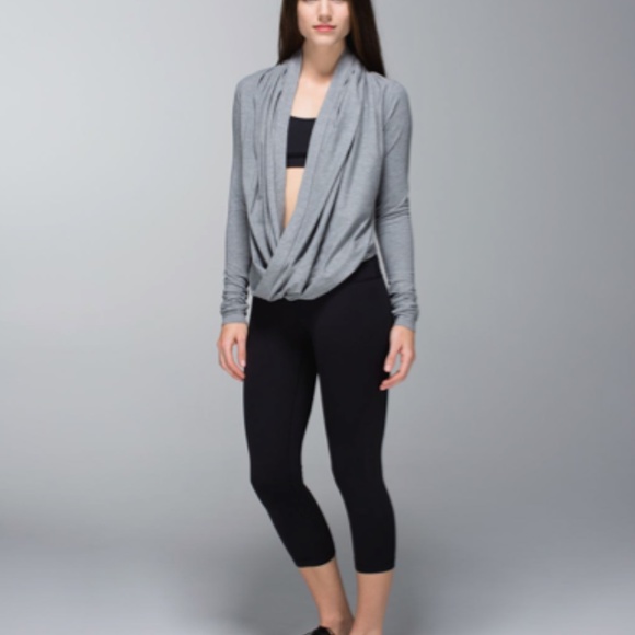 lululemon athletica Jackets & Blazers - Lululemon Iconic Wrap Heathered Medium Grey